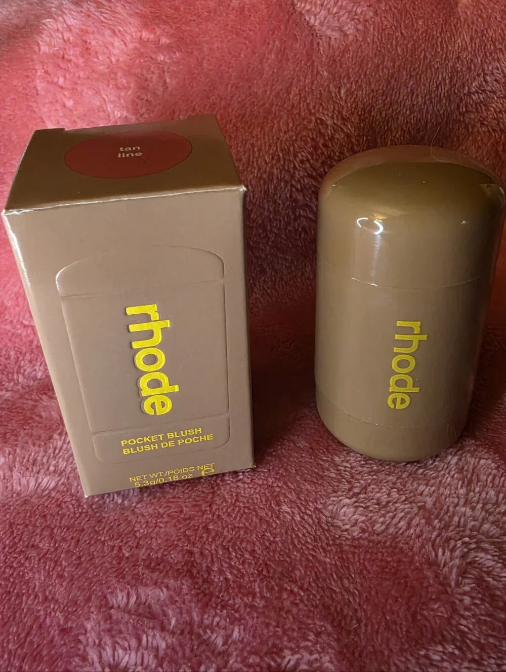 Rhode Pocket Blush In Tan Line